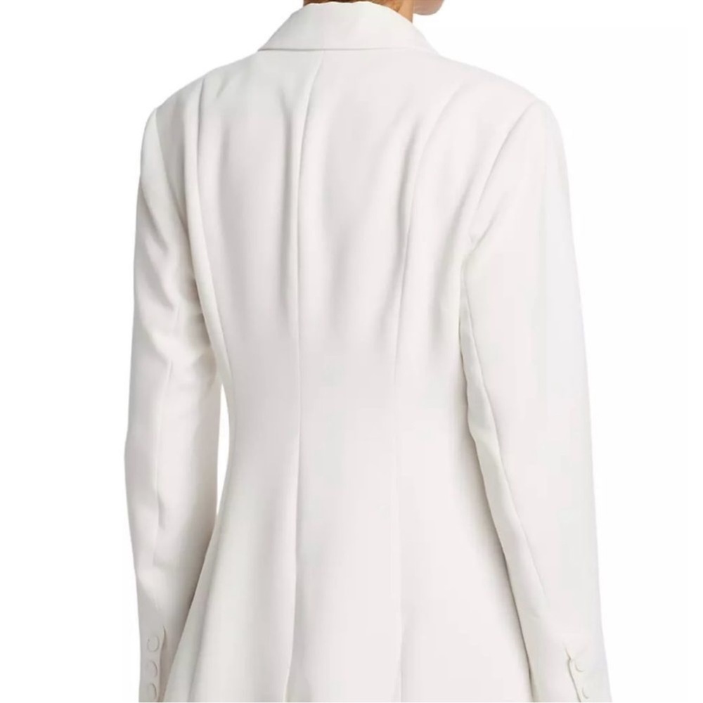 š¤ NWT Good American Fitted Blazer Ivory Size 2 MEDIUM - Picture 3 of 12